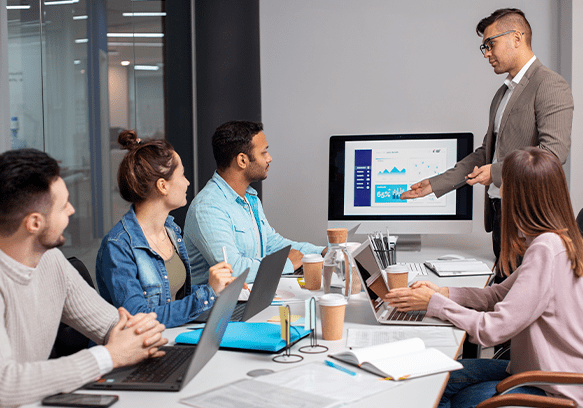 Project dashboard with task tracking, Gantt charts, and collaboration.